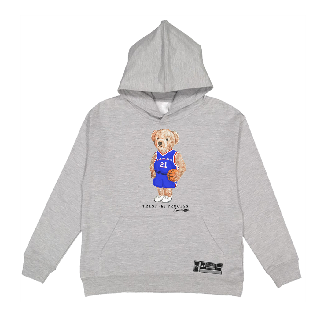 Philadelphia Basketball Semi Bear Hoodie