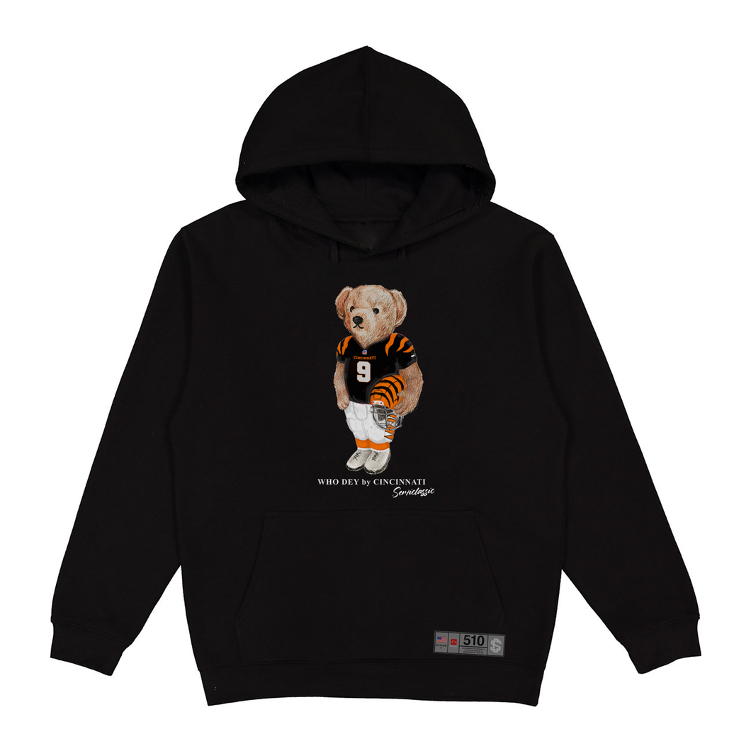 Cincinnati Football Semi Bear Hoodie