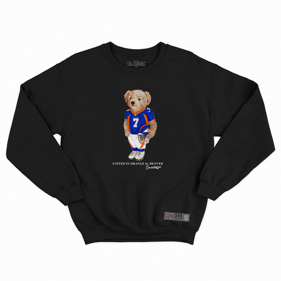 Denver Football Semi Bear Crewneck