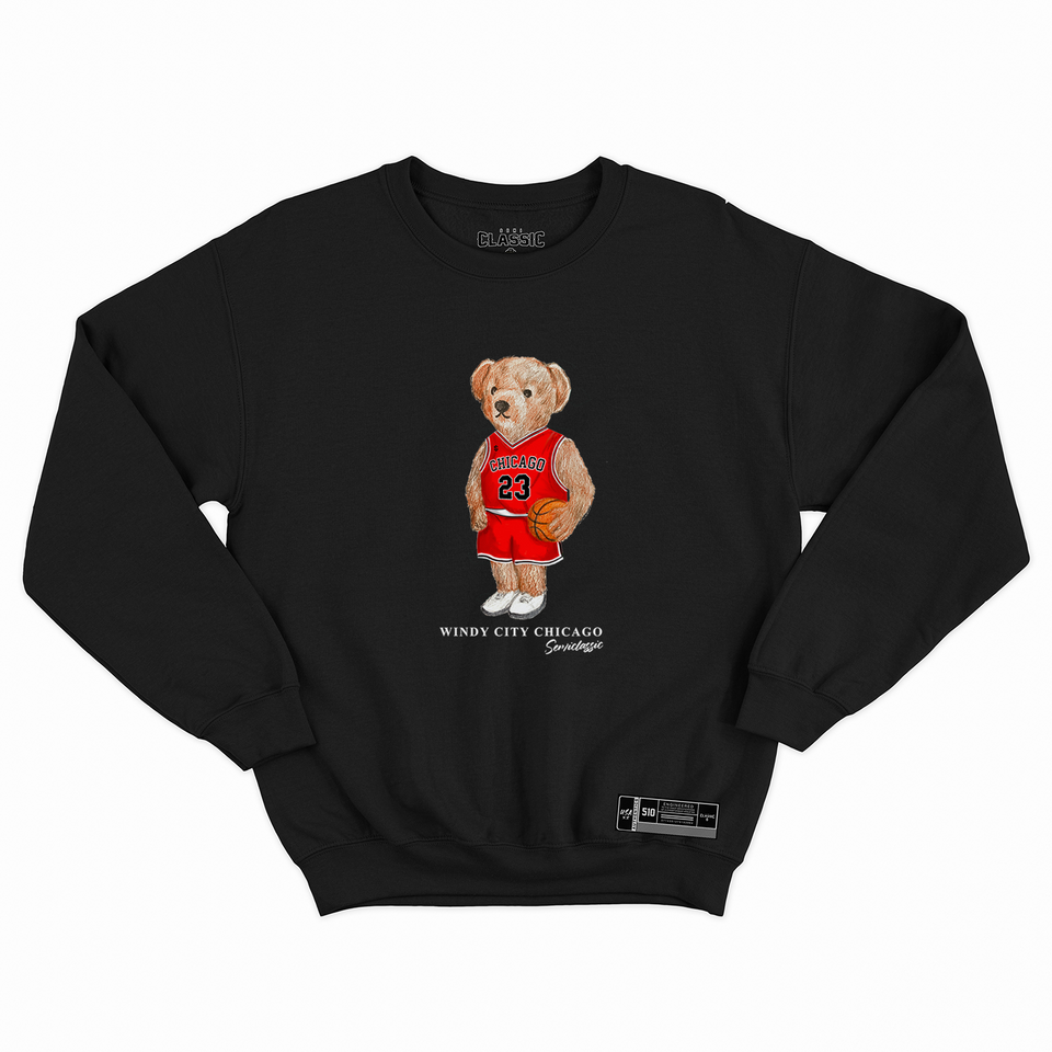 Chicago Basketball Semi Bear Crewneck