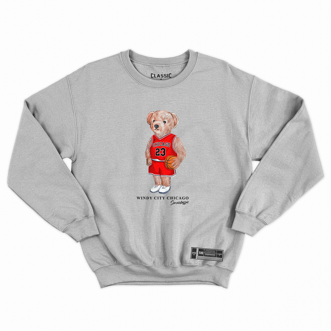 Chicago Basketball Semi Bear Crewneck