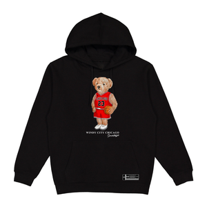 Chicago Basketball Semi Bear Hoodie