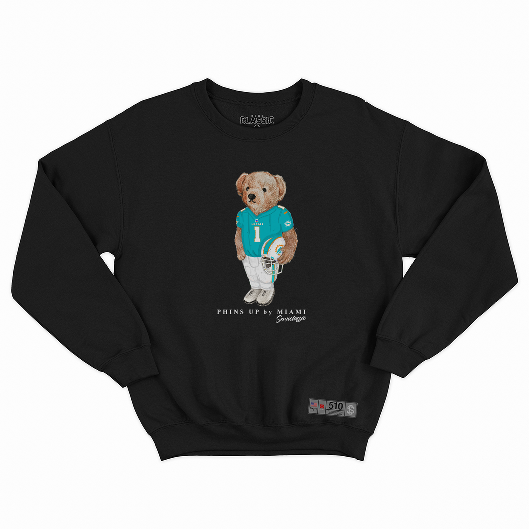 Miami Football Semi Bear Crewneck