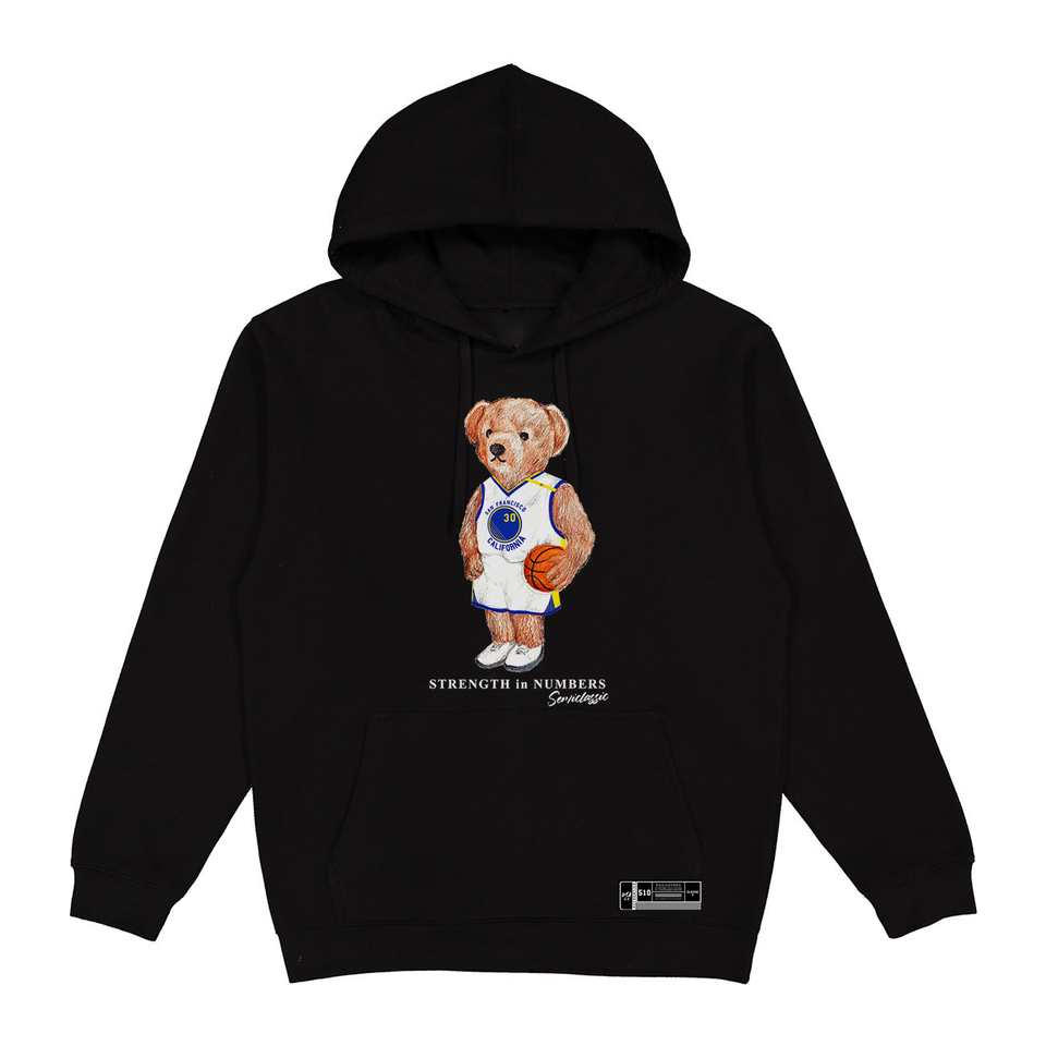 Golden State Basketball Semi Bear Hoodie