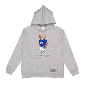 New York Football Semi Bear Hoodie