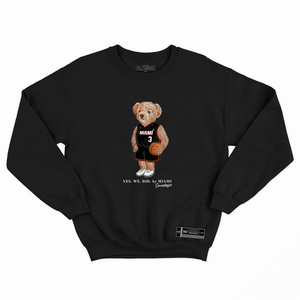 Miami Basketball Semi Bear Crewneck