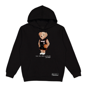 Miami Basketball Semi Bear Hoodie