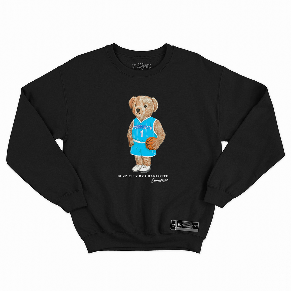 Charlotte Basketball Semi Bear Crewneck