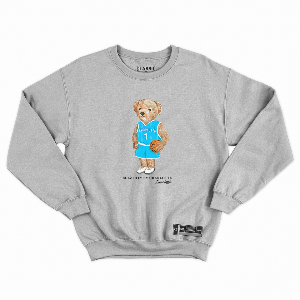 Charlotte Basketball Semi Bear Crewneck