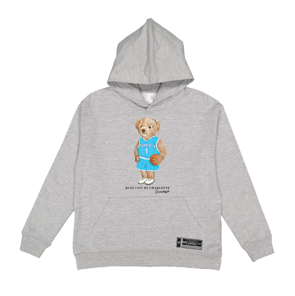 Charlotte Basketball Semi Bear Hoodie