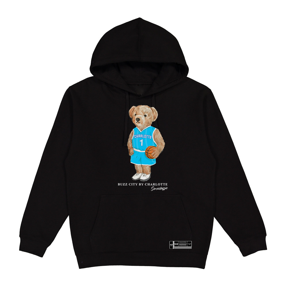 Charlotte Basketball Semi Bear Hoodie