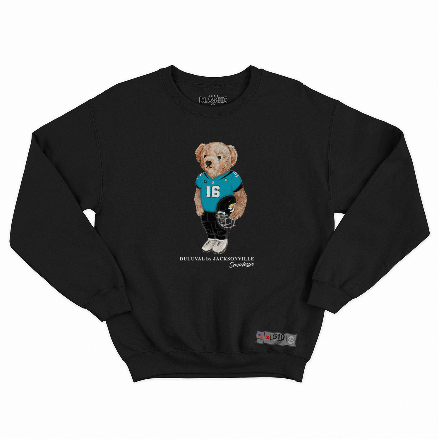 SAFARI×JM FOOTBALL TEE Preschool Jacksonville Jaguars Teal/Black Game Day T-Shirt