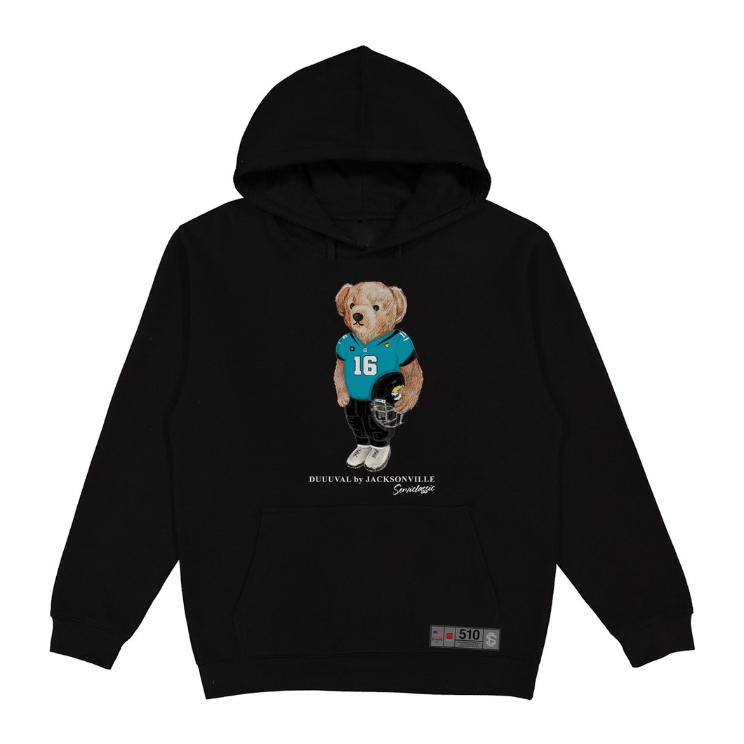 Jacksonville Football Semi Bear Hoodie