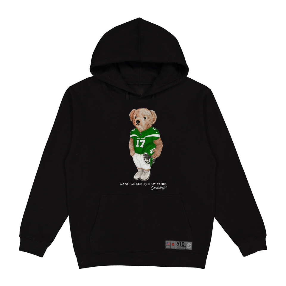 New York Football Semi Bear Hoodie