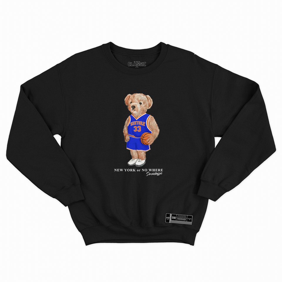 New York Basketball Semi Bear Crewneck