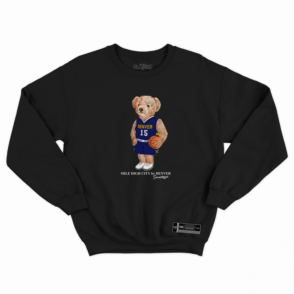 Denver Basketball Semi Bear Crewneck