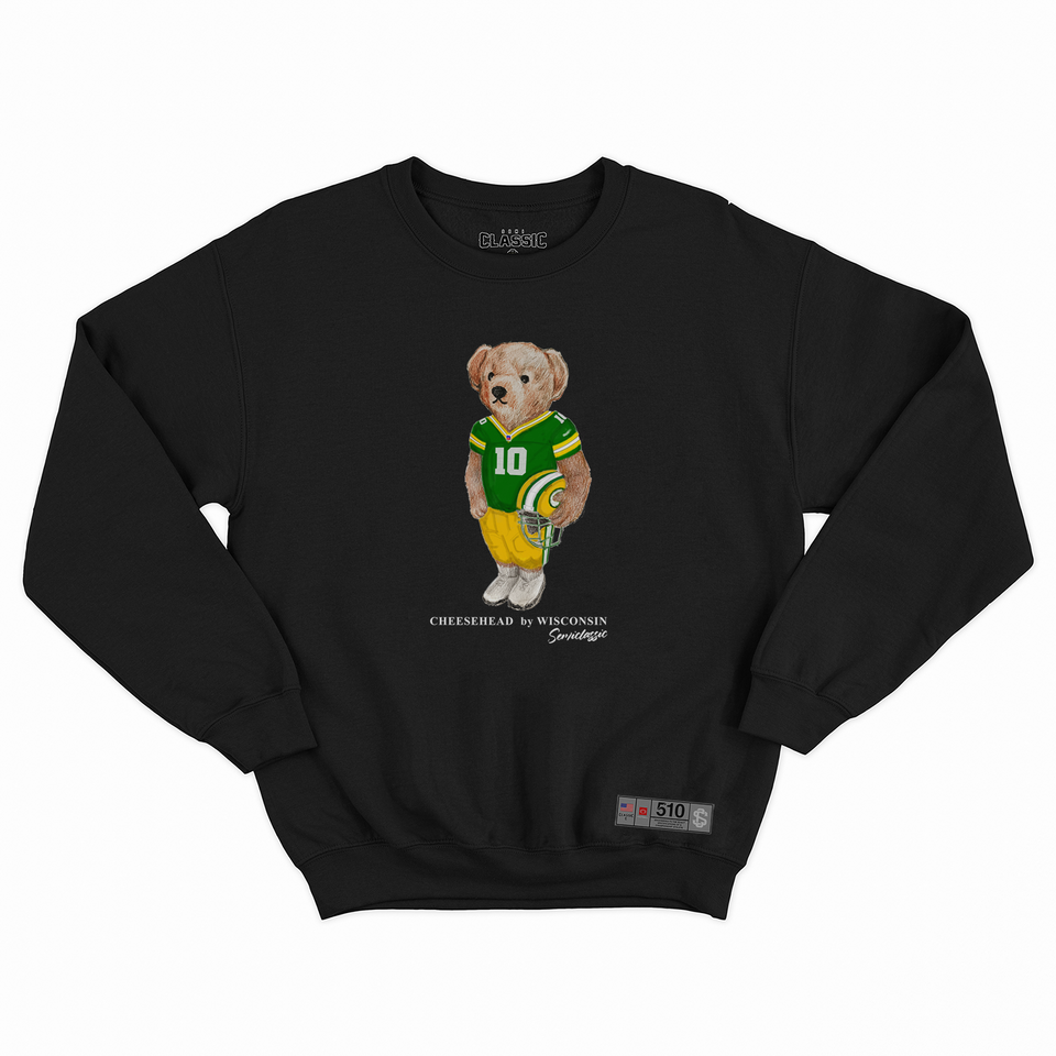 Green Bay Football Semi Bear Crewneck