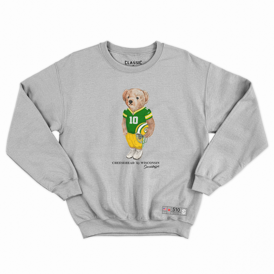 Green Bay Football Semi Bear Crewneck