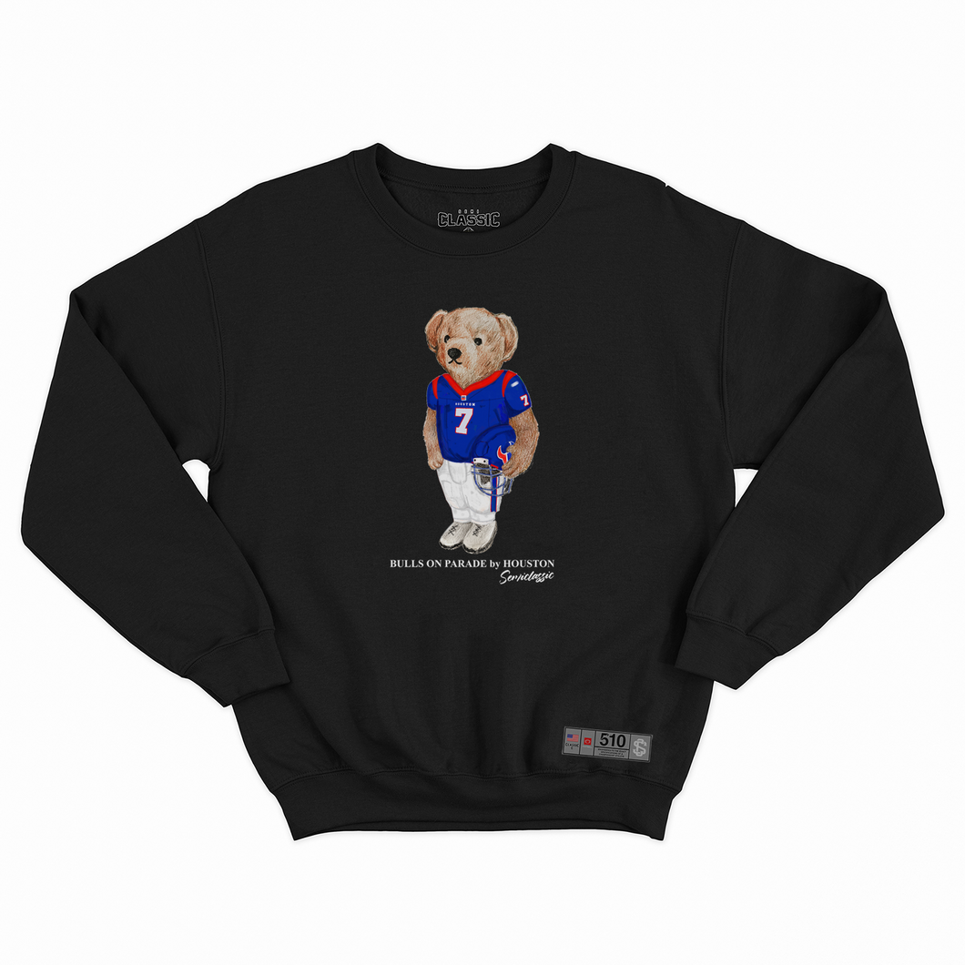 Houston Football Semi Bear Crewneck