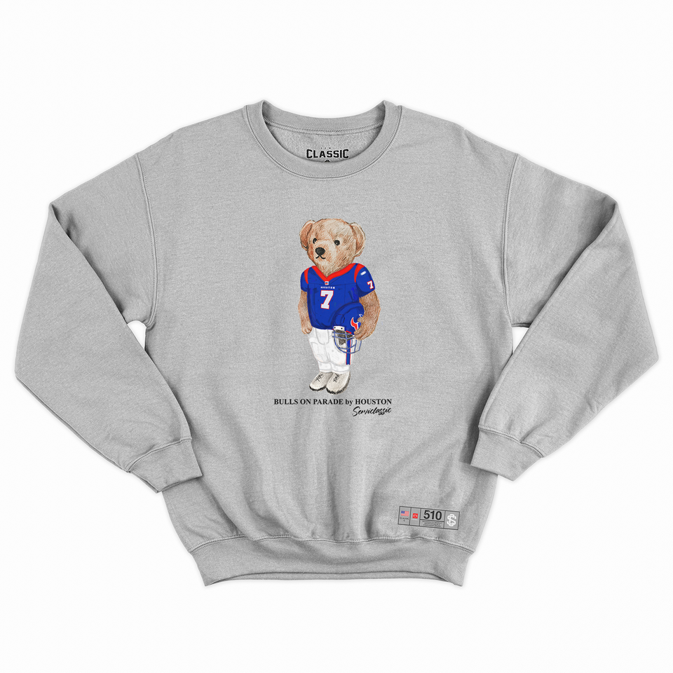 Houston Football Semi Bear Crewneck